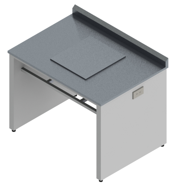 Gidsa - Mesas a muro con vitrina