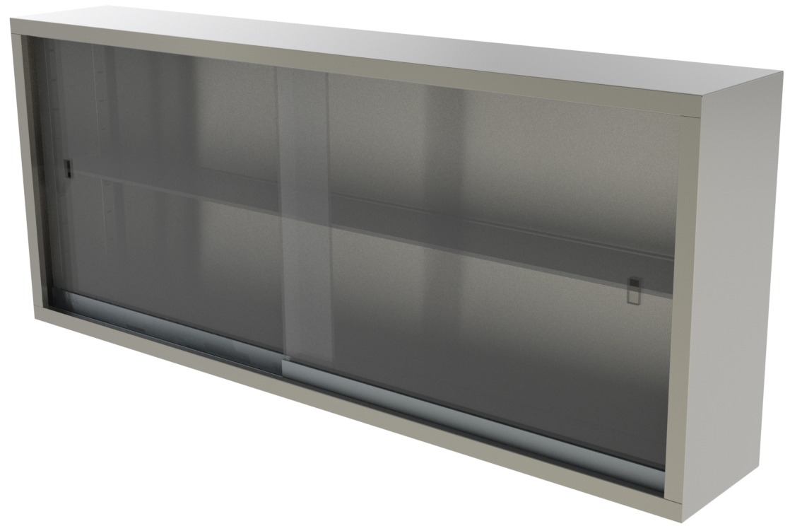 Gidsa - Mesas a muro con vitrina