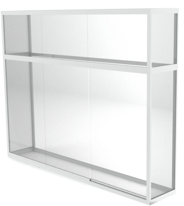 Gidsa - Mesas a muro con vitrina