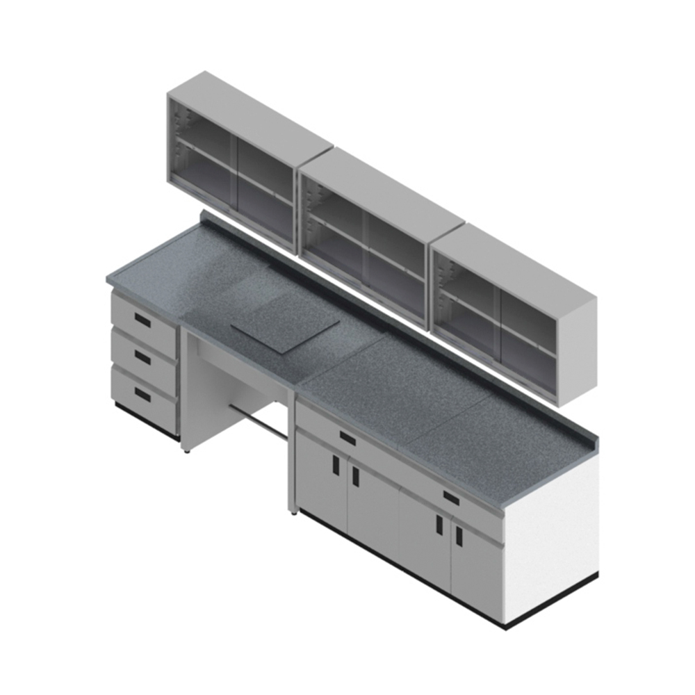 Gidsa - Mesas a muro con vitrina